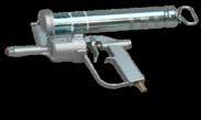 PNO MATO One Hand Air Operated Grease Gun DF For use with grease cartridges 400g, filler pump or bulk fill, connecting thread 1/8.