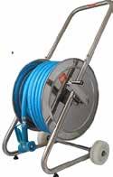 MISCELLANEOUS EQUIPMENT Manual Rewind, Stainless Steel Portable Reel The CCPOR series hose reel offer a lightweight, portable means to transport longer