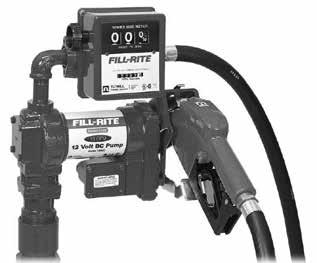00 FR610G 115 Volt Fuel pump with suction pipe, 3/4 x 12 hose &