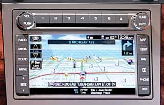 Navigation System: Set your destination by using your touch screen or voice commands. To program a destination using the touch screen: 1.