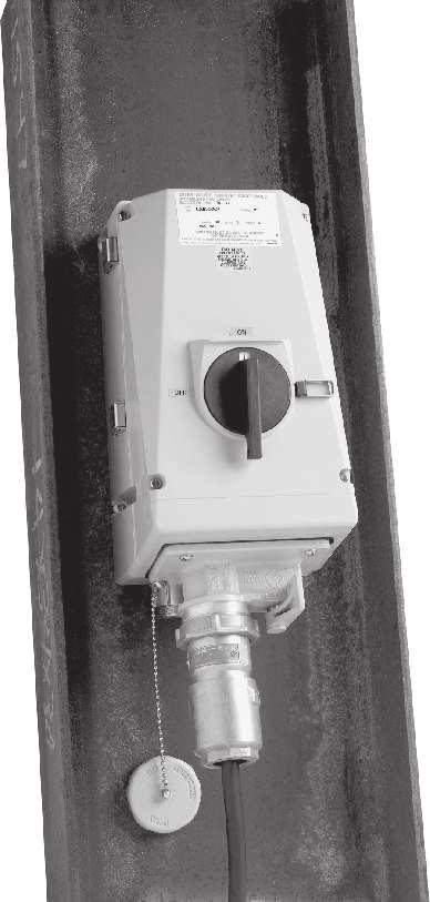 P Arktite CSR Series Non-metallic Interlocked Receptacles Fused and Non-fused 0, 60 and 100 Amp Enclosure Type, 4, 4X, 12 IP66 UL and cul Listed Watertight Corrosion-Resistant CSR Series Compact