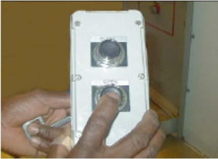 The Remote Operating Station consists of OPEN and CLOSE pushbutton switches. Figure 3.5.12 Figure 3.5.13 Verify that the selector Switch is in the Off Position Insert Remote Operating Station Plug 8.