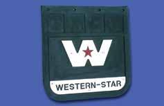 MUD FLAP EMBLEM COVER A stainless steel panel which covers the white part of W on Mud Flap. Hardware included. Sold in pairs.