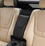 Rear Seat Storage Barrier This dual-purpose accessory closes the gap between rear seats and the
