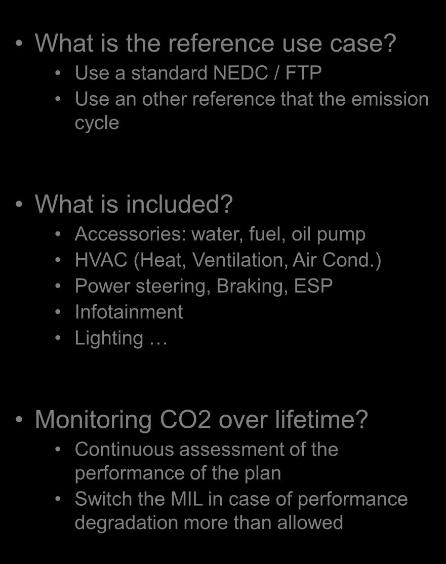 CO2 Efficiency What to compare?