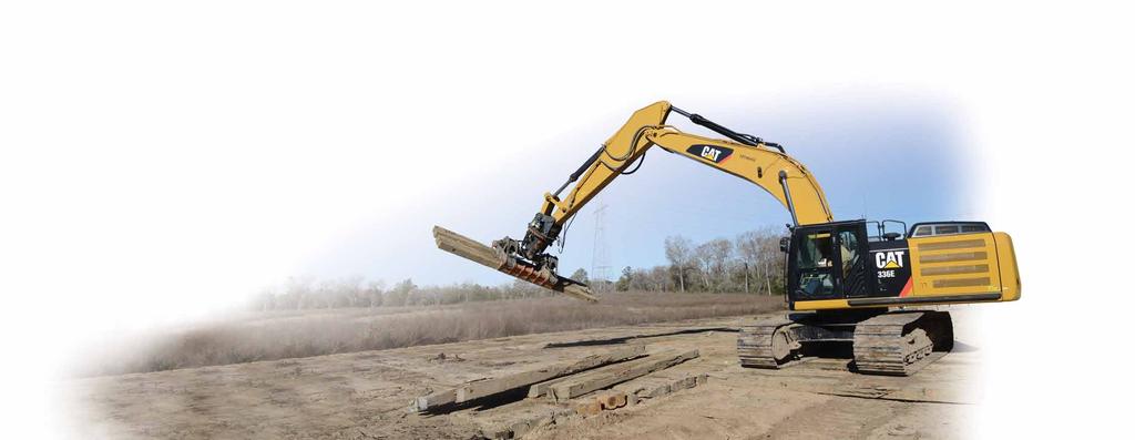 Upper head mounts to any brand of excavator in 20-metric-ton class Requires auxiliary hydraulic circuit on excavator or prime mover Tilts 0 to 24.