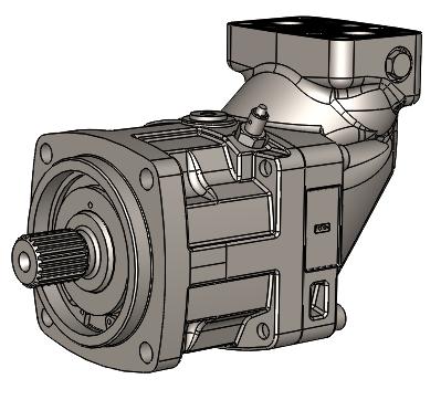 Hydraulic Motor Used on R85 Pull-Type Disc Mower Parker