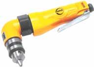 6003751004833 PUAT4041 6003751004857 10mm Chuck Angle Air Drill 1800RPM Air Screwdriver 10mm Drilling capacity 1900RPM Free speed 6.
