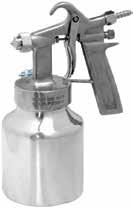 8L Recommended Air Pressure: 10-40Psi Canister Capacity: 0.8L Paint Nozzle: 1.3mm Suction Spray Gun Fluid nozzle: 1.