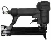PNEUMATIC TOOLS Nail Gun Staple Gun Staples Nails Nailer/ Staple gun Working pressure: 608kPA/ 6 bar Avg air consumption at 100% duty cycle: 5CFM/ 142L/min 65mm Air intake Minimum compressor