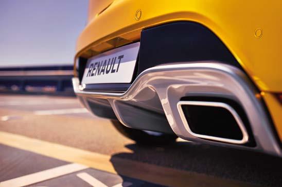 Designed for its aerodynamics and combined with the Renault Sport spoiler, the