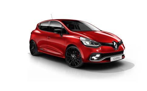 platform height 1920 Gloss black boot lid Leather Pack TRANSMISSION J Boot sill height 716 R.S. logo on boot and under Renault diamond badge Dark leather alcantara upholstery with red highlights and R.