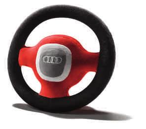 06 Audi plush steering wheel A steering wheel (24 x 24 cm) in an exclusive Audi