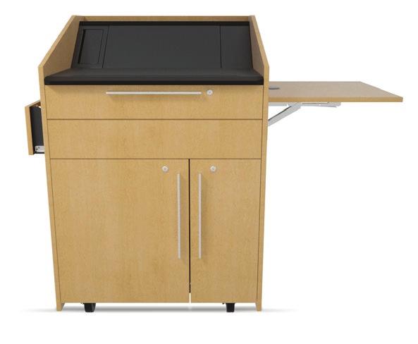 L5 Series lecterns integration friendly lecterns simplify design and minimize delays features: Frame to Furniture design complements an integrator s installation workflow Steel frame ships assembled