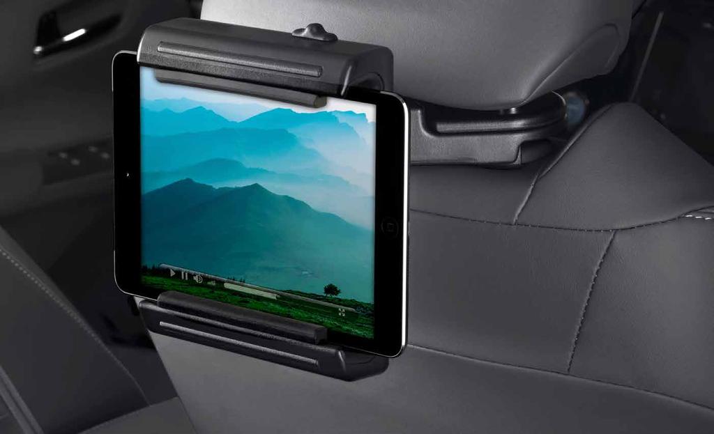 UNIVERSAL TABLET HOLDER Help keep passengers entertained with this high quality, universal tablet holder 9.