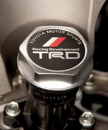 performance in high-rpm or high-load conditions with the TRD radiator cap.