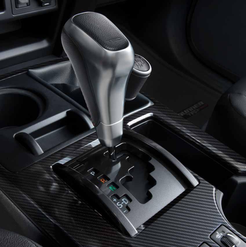 TRD SHIFT KNOB (A/T) Enhance your connection to your 4Runner every time you shift into gear.