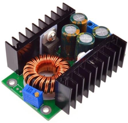 2-35V Maximum Output Current: 9A Maximum Power: 280W Frequency: 180KHZ As could be seen in the pictures above, the module has an input and output screw connectors as well as the
