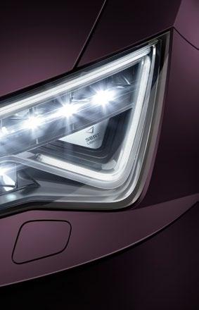 The full LED headlamps which come as standard on the and XCELLENCE speak to its style.