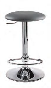 5 8501 possible configurations: lift barstool Gray Vinyl/Chrome 15 Round 23-33.