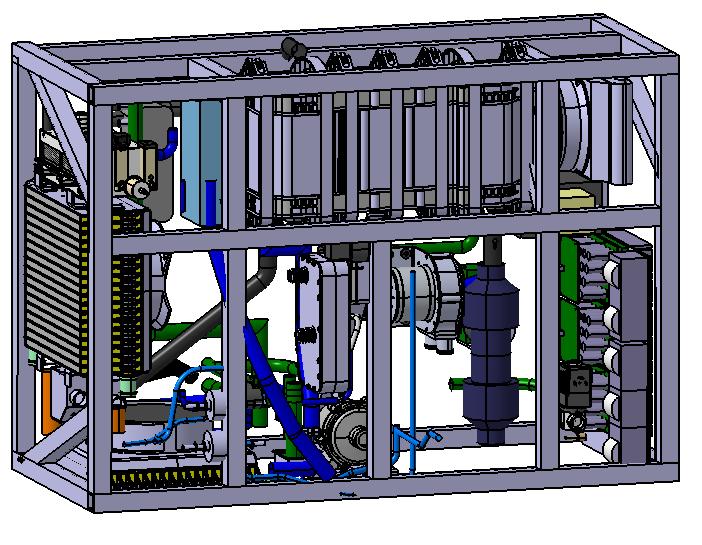 Air supply system for the preferential oxidation reactor and for all reactors a heat management system is needed.