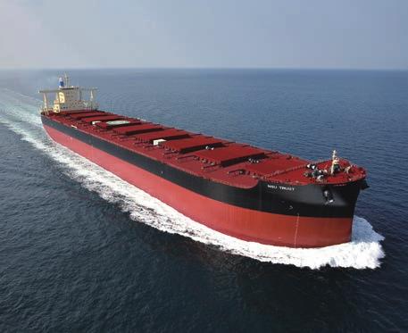 NSU TRUST Owner: Emma Line S.A. Builder: Imabari Shipbuilding Co., Ltd. Ship type: Bulk carrier L (o.a.) x B x D: 299.9m x 50.0m x 24.