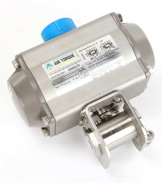 Ball Valves BALL VALVE WITH ACTUATOR MOUNTING KIT BV700 SERIES Supplied Assembled
