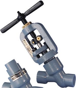 Direct contact and metal-to-metal seating make this Y-pattern globe stop valve ideal for most shut-off applications.