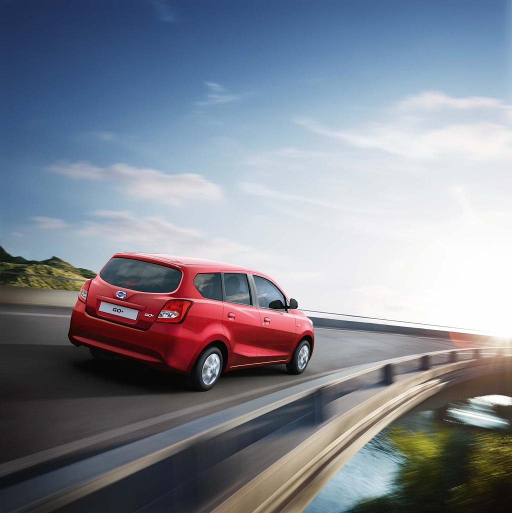 DESIGNED TO DRAW ATTENTION The Datsun GO+ is packed with all the best features from the Datsun GO, and we ve also added a few eye-catching new ones.