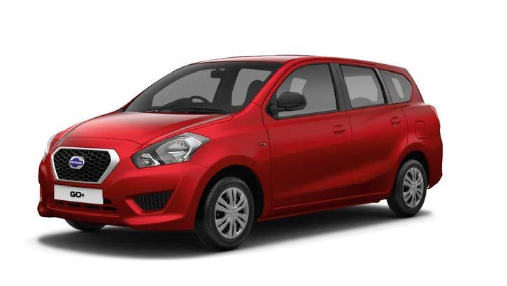 2 IDEAL FOR THE EXTENDED FAMILY The Datsun GO+ has a cabin roomy enough to comfortably