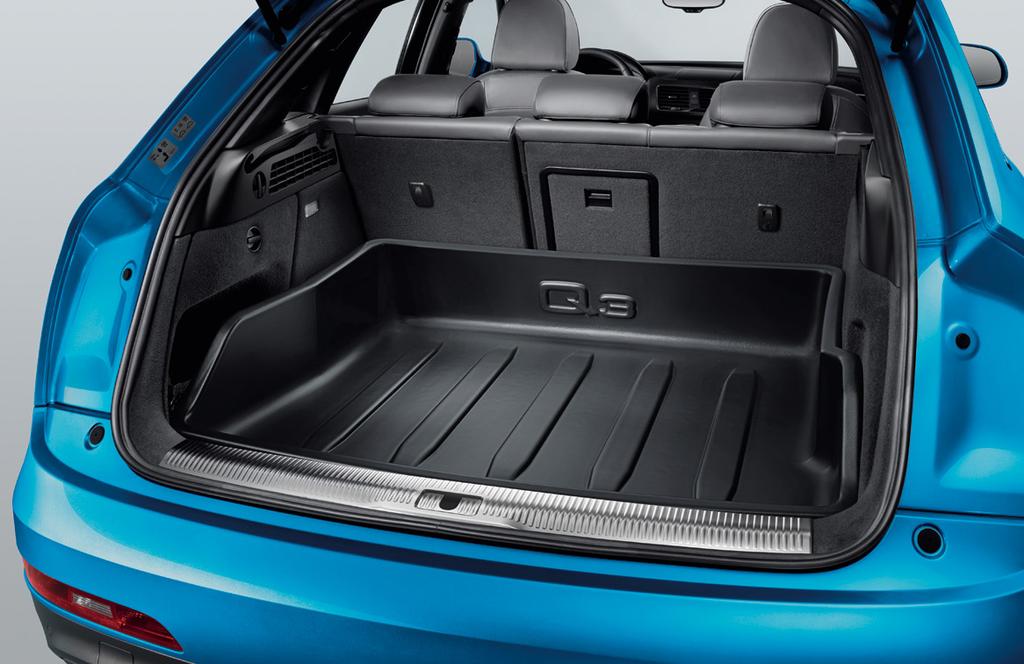 Q3. This range includes products such as the luggage compartment net and parking system.