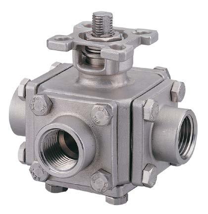 SERIES 33/43/53 Multi-Port 4 Series 33, 43 and 53 Direct Mount Multi-Port 3, 4 and 5-Way Ball Valves offer superior performance and reliability required to optimize manual and automation process