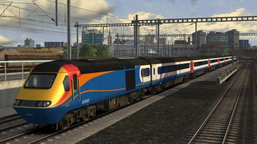 Pancras Traction = East Midlands Trains HST Year = 2013 Duration = 45 minutes APC43VPEP: 1M66 19:00 London St.