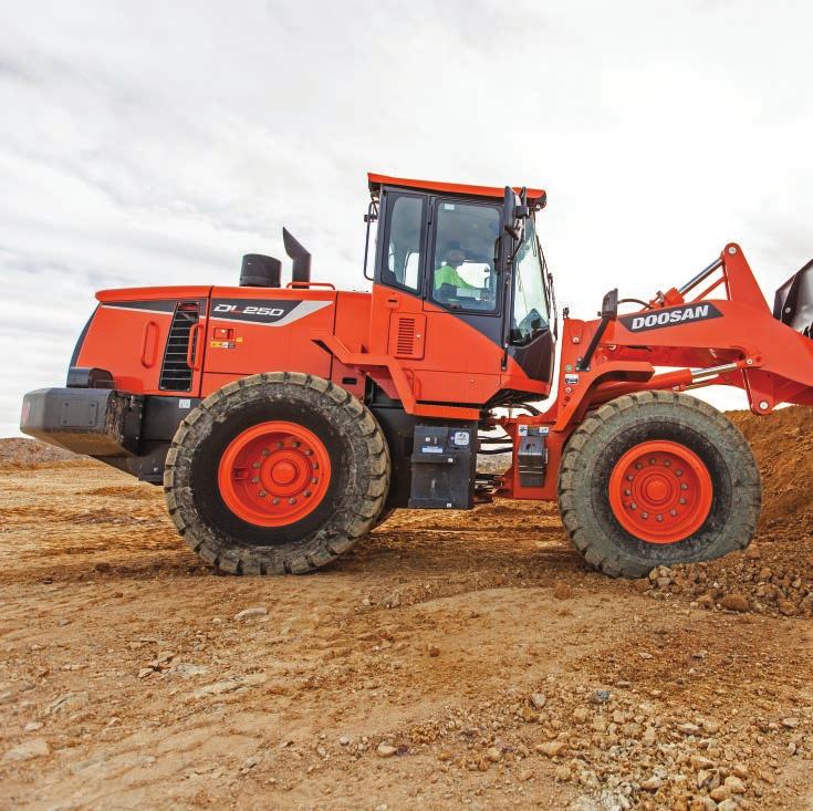 DURABILITY / RELIABILITY Doosan builds its machines so they re ready to work when you are.