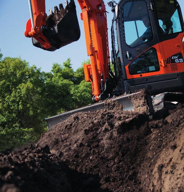 Tier 4 (T4) Compliant Optimized to provide the ultimate in power delivery and fuel economy, Doosan compact excavators feature T4 compliant engines to reduce air pollution.