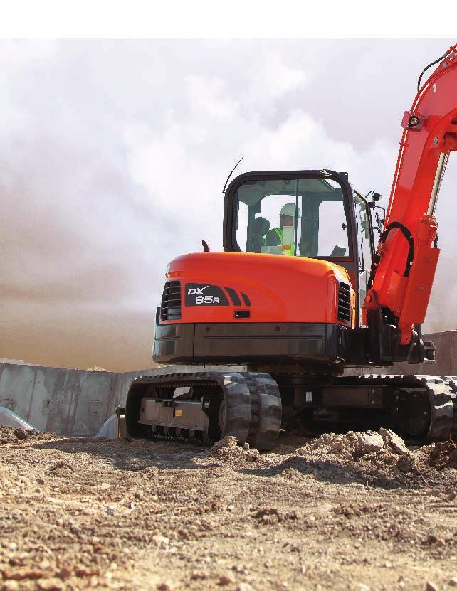 DOOSAN DELIVERS Durability/Reliability Your reputation depends on a reliable, durable machine, and Doosan excavators are designed to be ready when you are.