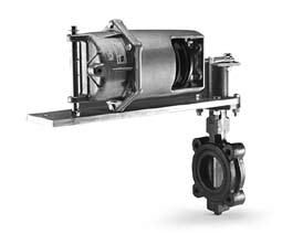 Butterfly Two-way and Floating Resilient Seat Valve Assemblies Floating Butterfly Valve with pneumatic actuators tandem mounted. Floating Butterfly Valve with electronic actuators tandem mounted.