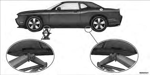Turn the lug nuts counterclockwise one turn while the wheel is still on the ground. 4.