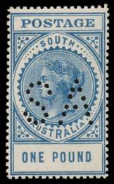 Prestige Philately - Auction No 168 Page: 25 SOUTH AUSTRALIA - The Long Stamps (continued) Lot 350 350 * A B1 1904-11