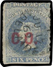 Prestige Philately - Auction No 168 Page: 31 SOUTH AUSTRALIA - Official Stamps - Departmental Overprints (continued) 373 F B Lot 373 COMMISSARIAT