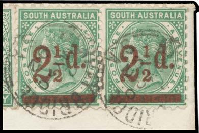Prestige Philately - Auction No 168 Page: 45 SOUTH AUSTRALIA - Postal History Ex Lot 429 429 C A/B 1) 1892 to Melbourne with 1d & '2½d.