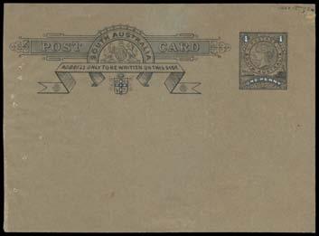 [In this period, we have seen very few officially registered items other than to Tattersalls in Hobart. The cover must have weighed between 1oz & 1½oz.