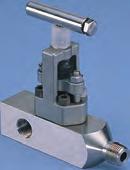 Instrumentation Products Hand and Gauge Valves The hand and gauge valves include multi-port and block-and-bleed styles suitable for gauge isolation, calibration and venting with a choice of either
