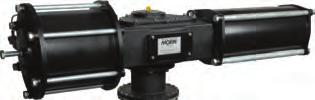 The Morin Series S actuators are constructed of stainless steel, offering high levels of corrosion protection.