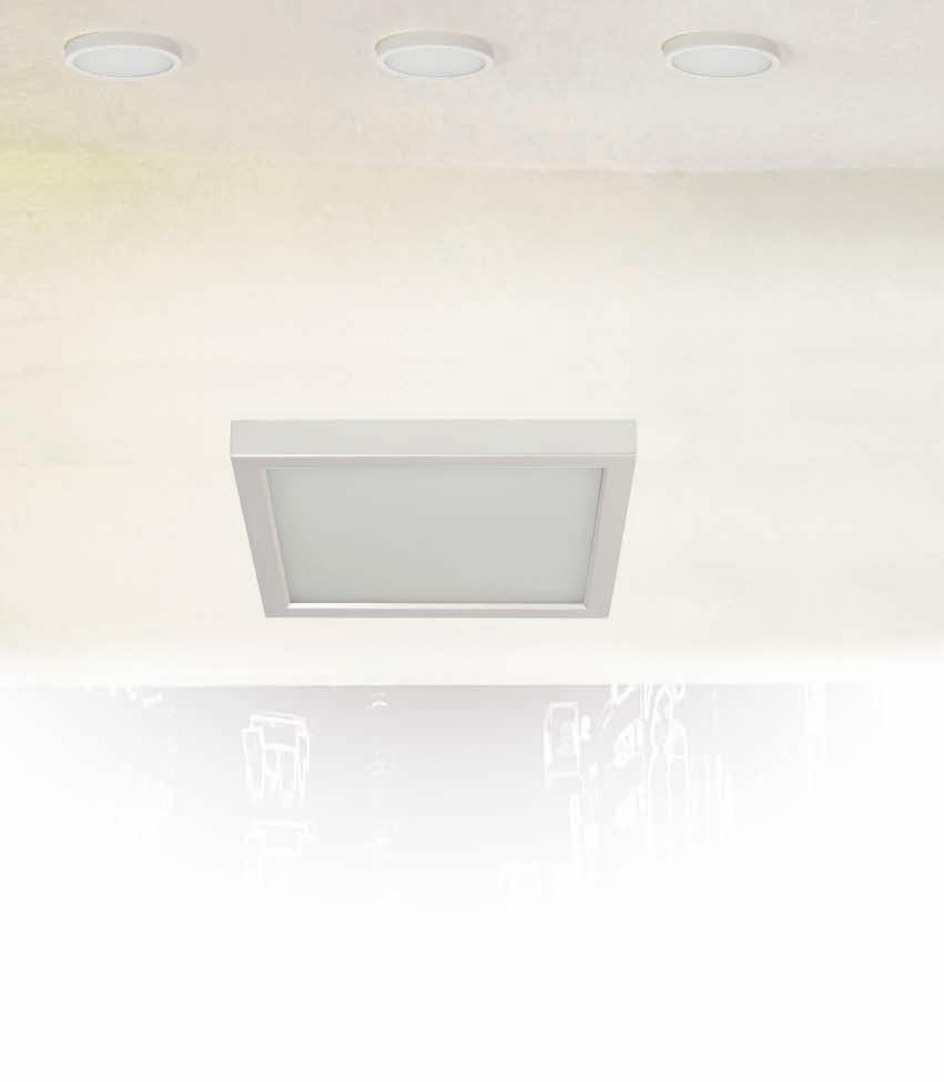 SURFACE MOUNT LED DOWNLIGHT SERIES LUMEN PAD ROUND AND SQUARE 5 & 7 ROUND 5 & 7 SQUARE LITON is proud to introduce our new super-sleek, super-slim, surface-mount combination of innovative, elegantly