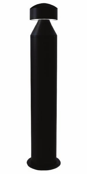 ARCHITECTURAL LED OUTDOOR SERIES BOLLARDS LED OUTDOOR LIGHTING 7-INCH ROUND BOLLARDS Benefits Available in Black, White, Silver & Architectural Bronze 10V/77V Standard Universal Dimming option dims