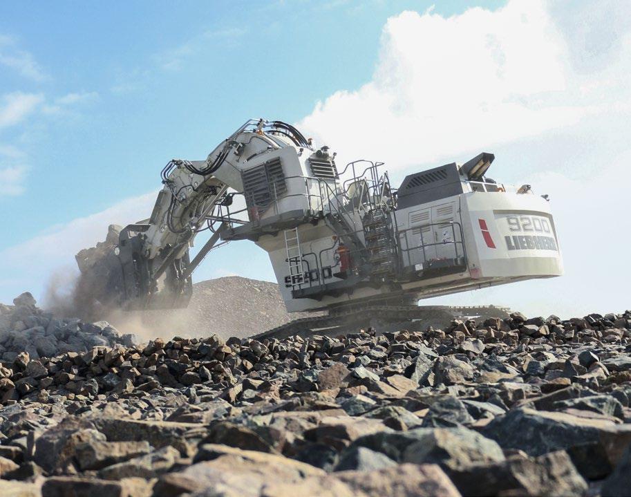 Efficiency Moving More for Less The R 9200 follows the Liebherr philosophy of maximizing performance by improving the efficiency of all individual subsystems.