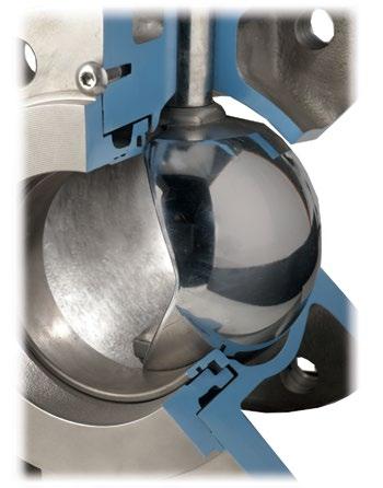 A replacement valve with either face-toface dimension can be quickly installed. DeZURIK also offers an integrally flanged one-piece ASME B16.10 body.