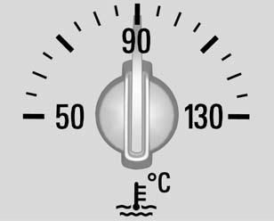 Instruments and Controls 127 Engine Coolant Temperature Gauge Metric Base Level Metric Uplevel English Base Level