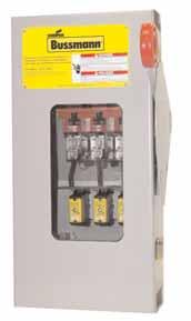 Quik-Spec Safety Switch Cooper Bussmann Quik-Spec Safety Switch Optional Features: Viewing window for visible blades and open fuse indication NEMA 1, 3R, 12, 4X (stainless) Suitable for use as